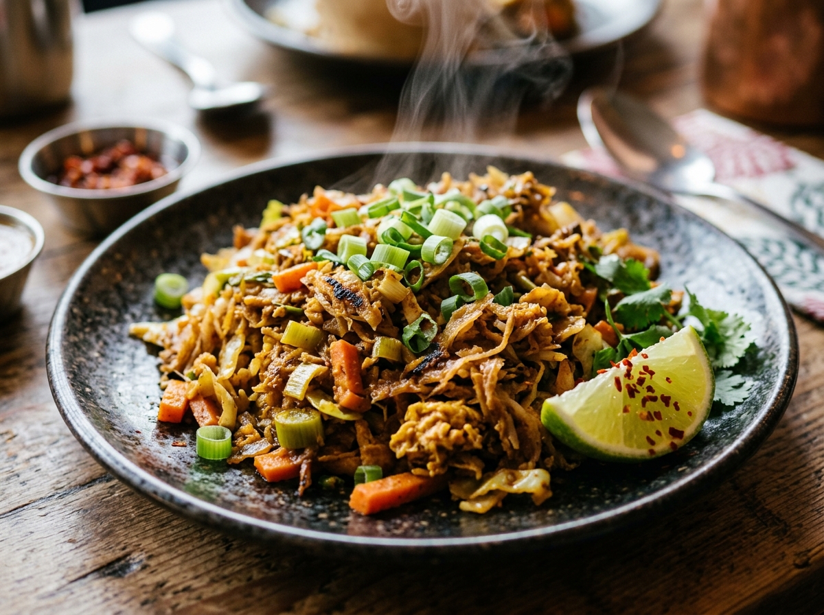 Kottu Roti Sri Lankan food